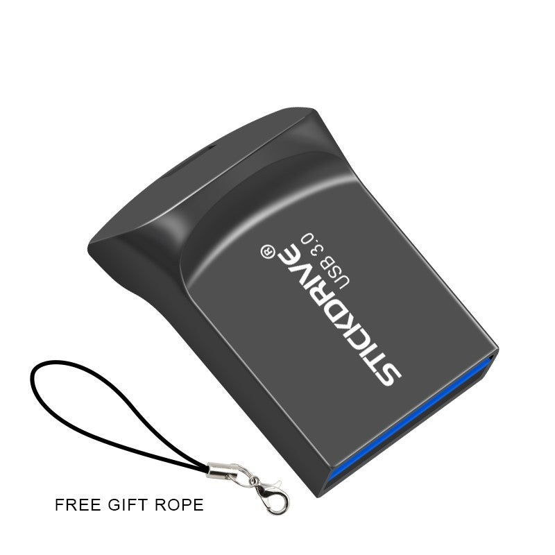High Speed USB 3.0 Flash Drive Mini U Disk Black 128GB