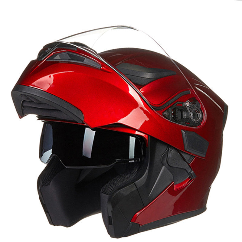 Motorcycle Helmet Four Seasons Universal Helmet Red