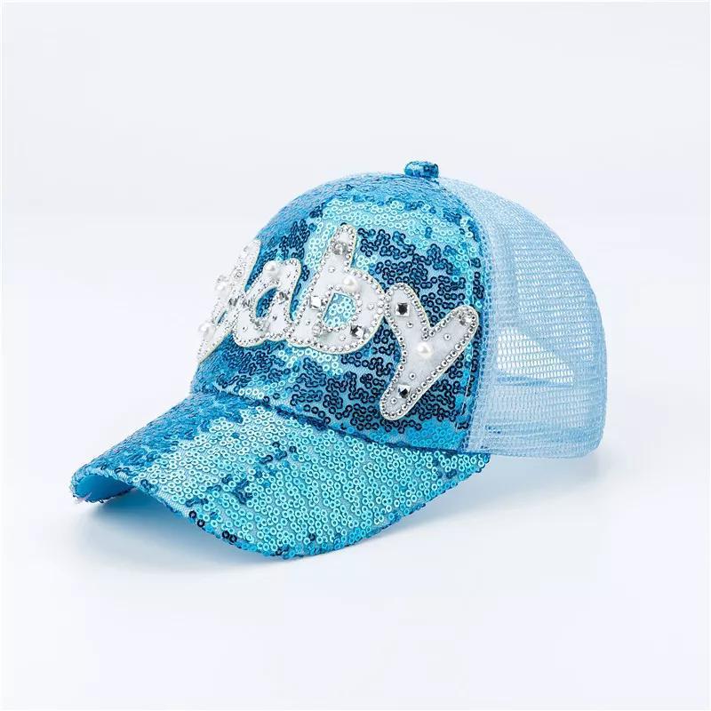 Men's And Women's Caps Men's Hats Sequins Sunscreen Baseball SET1