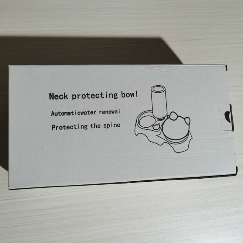 Pet feeder cat bowl Carton for drinking bowl