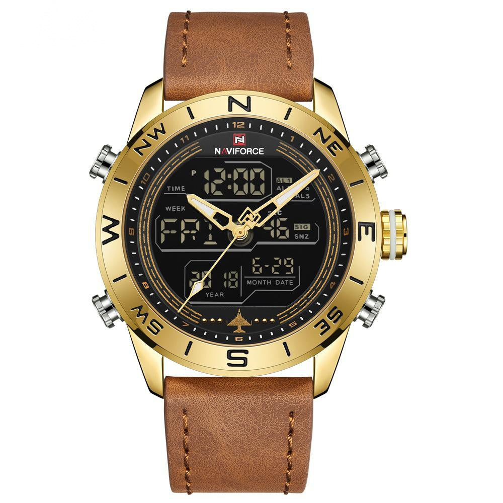 NAVIFORCE Lingxiang 9144 Men's Watch Gold