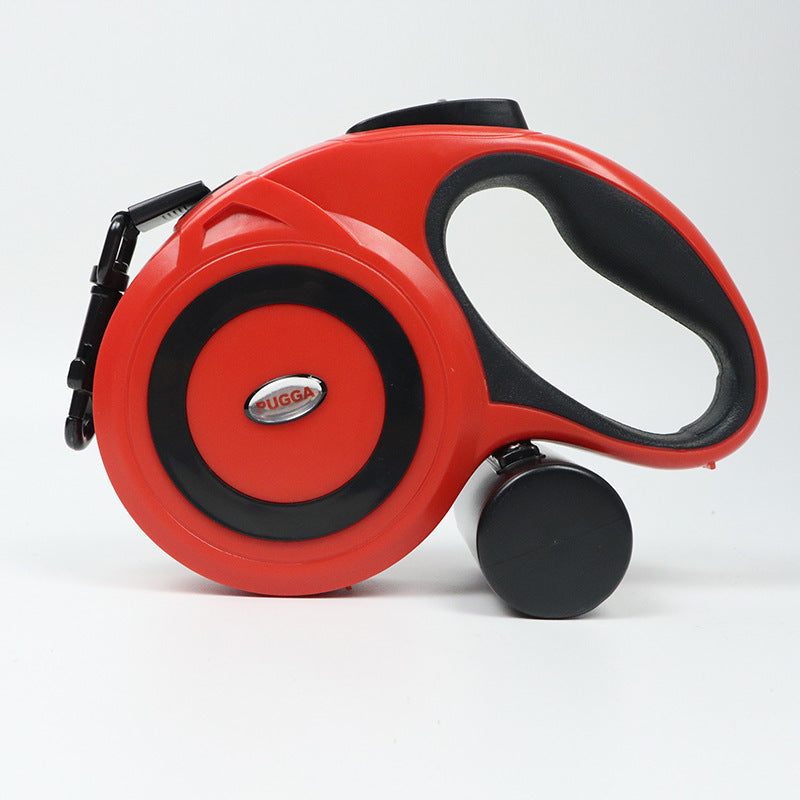 Automatic Telescopic Traction Rope Pet Products Red