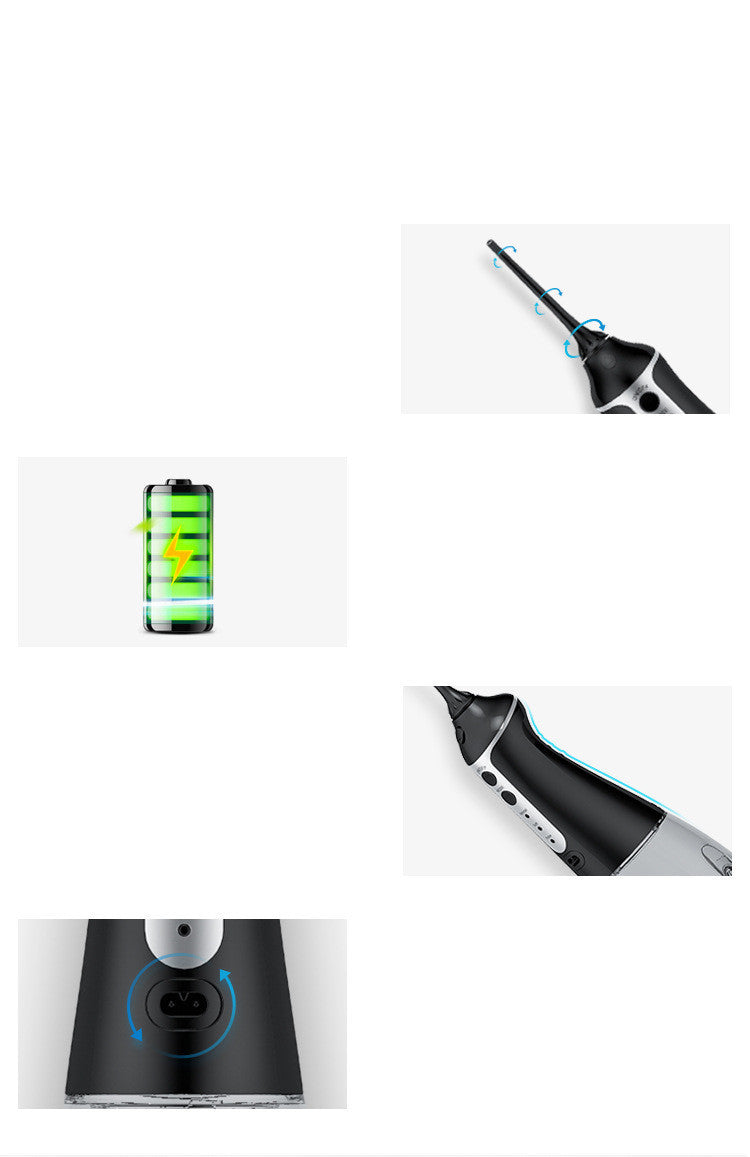 Portable Dental Flusher, Dental Scaler, Dental Scaler, Water Floss, Household Dental Scaler