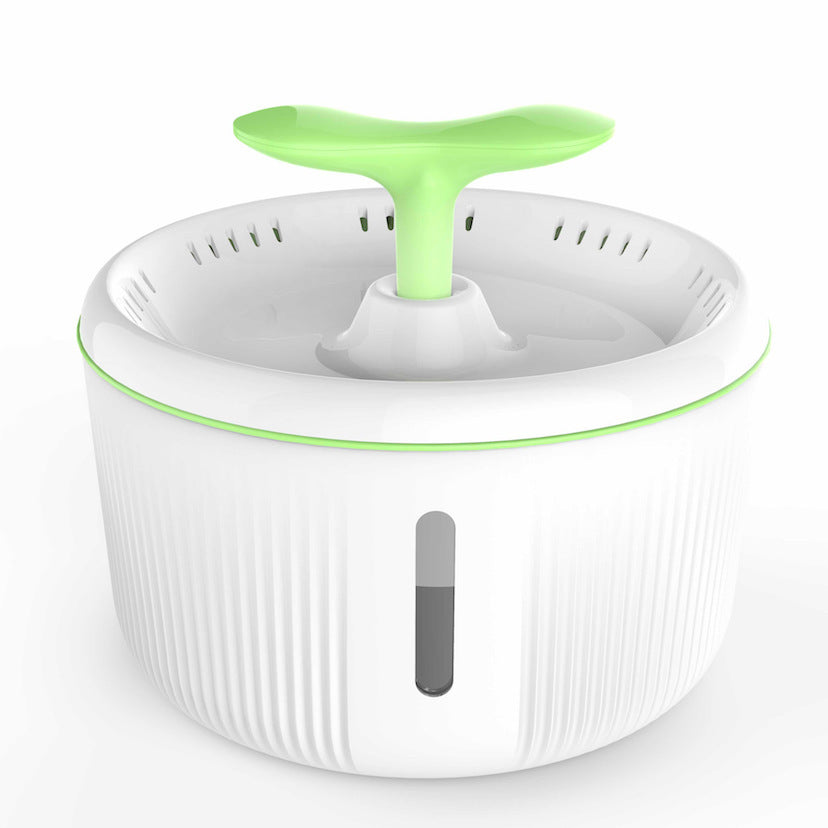 Automatic Circulation Pet Cat Drinking Fountain White