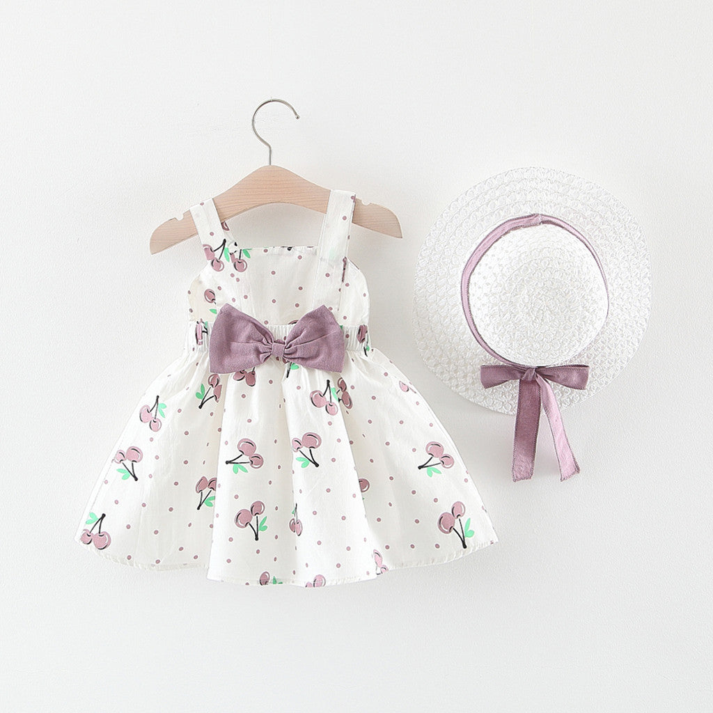 Girls Baby Dress Girls Summer Princess Dress Purple