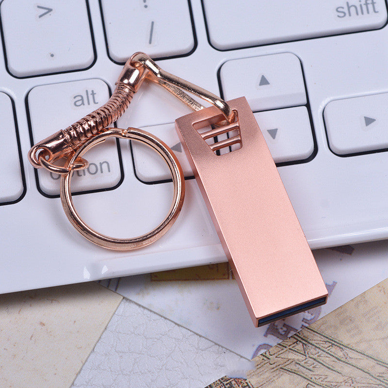 Customized Ccreative Metal USB Flash Drive Gift USB Flash Drive Pink