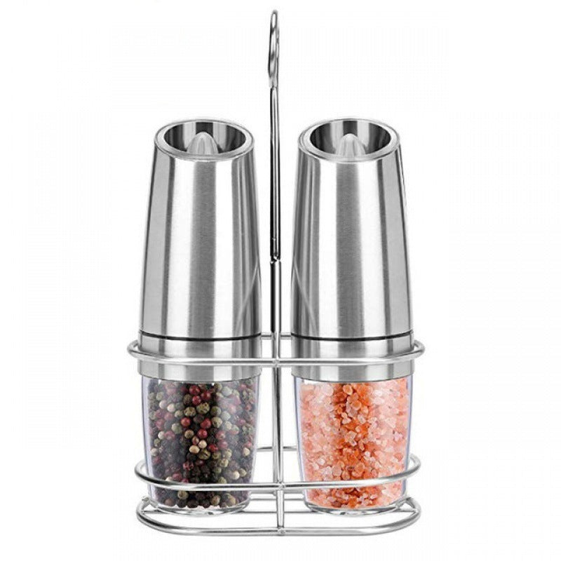 Electric Gravity Pepper Grinder Salt Grinder Adjustable Coarseness Suit