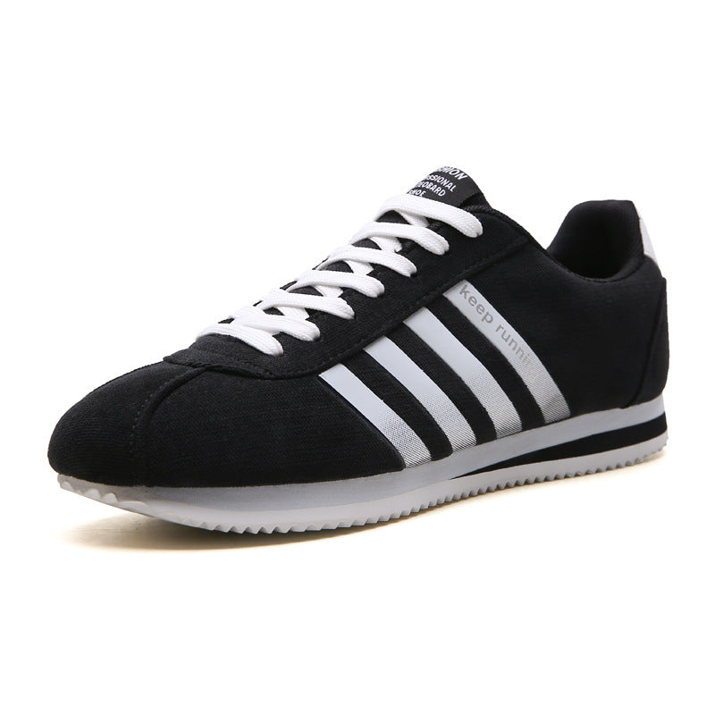 Autumn Korean Classic Canvas Sneakers Black white