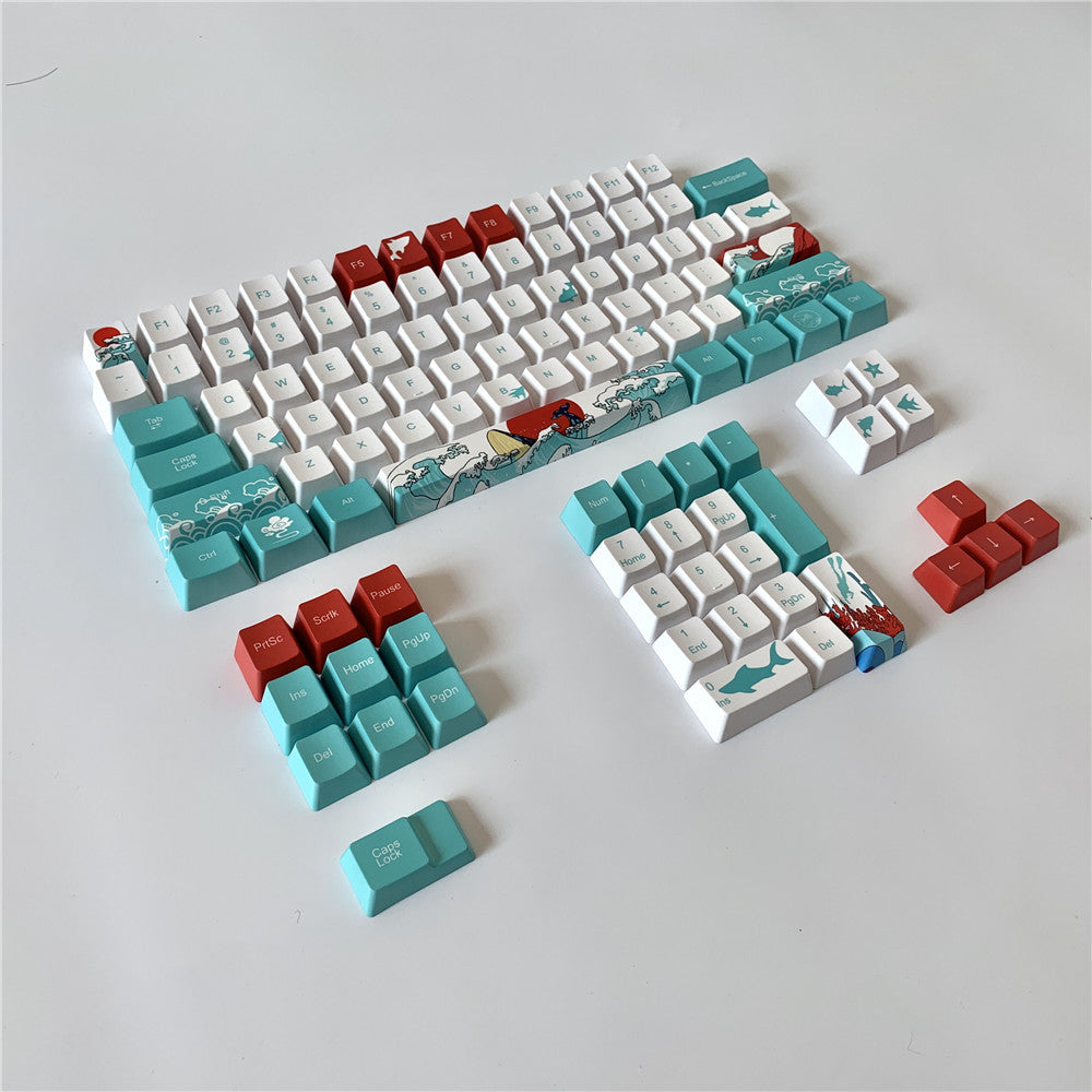 Coral Sea Keycap Mechanical Keyboard default