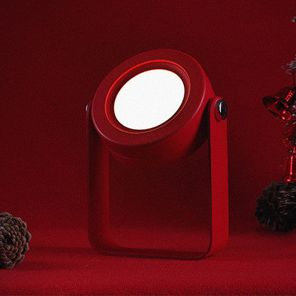 Foldable Touch Dimmable Reading LED Night Light Portable Lantern Lamp USB Rechargeable For Home Decor Red 0.3 watts