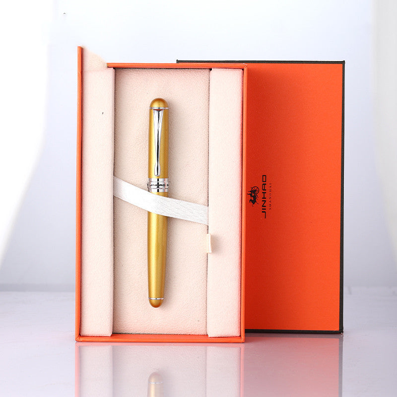 Jinhao Fountain Pen X750 Series Iridium Calligraphy and Calligraphy Art Signer Office Gift Pen Gold 0.5mm
