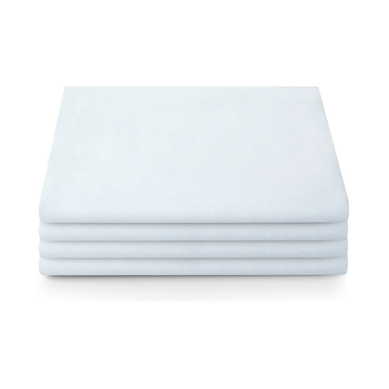 Standard White Bed Pure White Bed Sheet Cotton Single Bed Sheet A 115x210cm