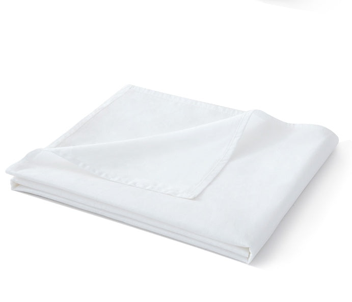 Standard White Bed Pure White Bed Sheet Cotton Single Bed Sheet B