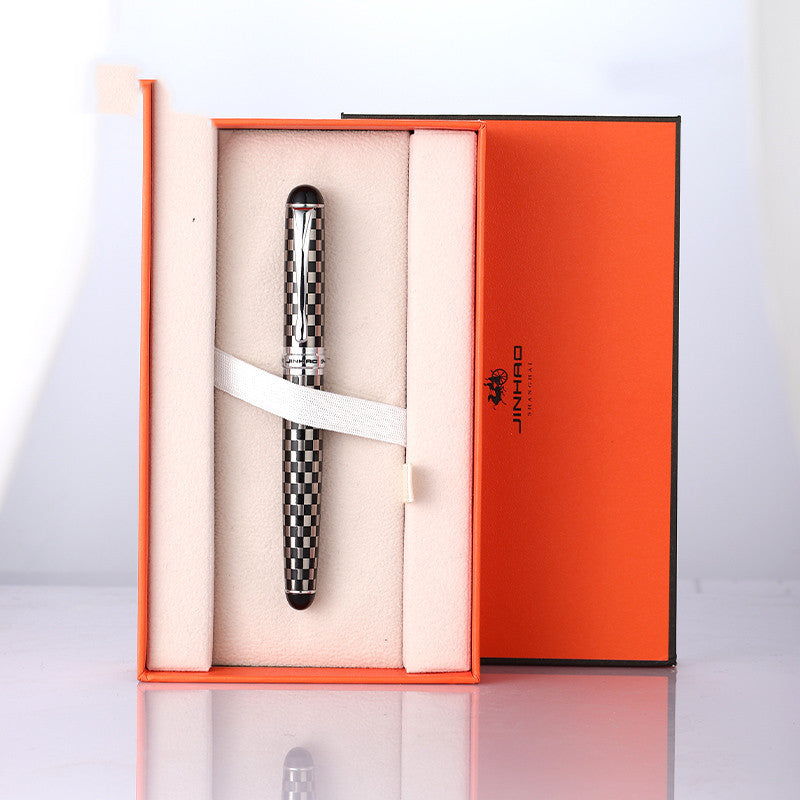 Jinhao Fountain Pen X750 Series Iridium Calligraphy and Calligraphy Art Signer Office Gift Pen Checkered 0.5mm