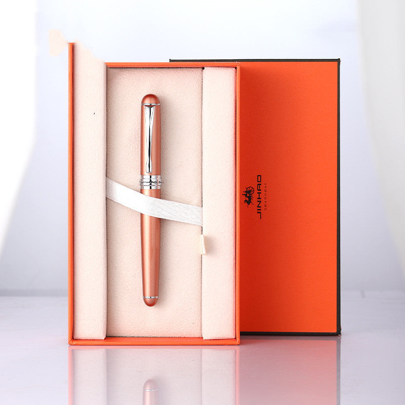 Jinhao Fountain Pen X750 Series Iridium Calligraphy and Calligraphy Art Signer Office Gift Pen Rose Gold 0.5mm