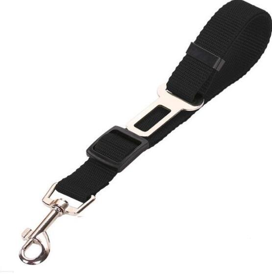 Pet Car Seat Belt Pet Leash Black
