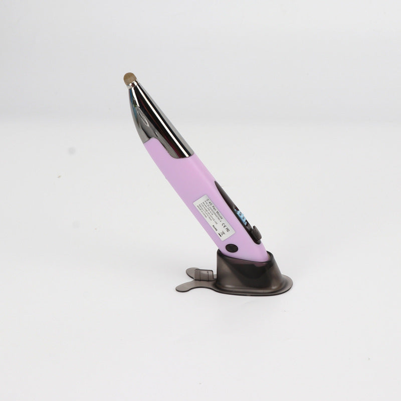 Rechargeable Mouse Pen Personality Creative Vertical Mouse Computer Handwriting Luminous Wireless Pen Mouse Pink