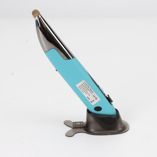 Rechargeable Mouse Pen Personality Creative Vertical Mouse Computer Handwriting Luminous Wireless Pen Mouse Blue