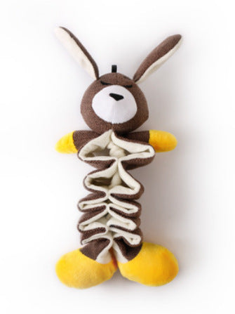 New Plush Toy Dog Pet Toy Kangaroo Koala Hippo Cotton And Linen Toy A