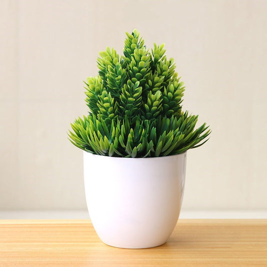 Podium Plastic Decorative Flowers Apricot