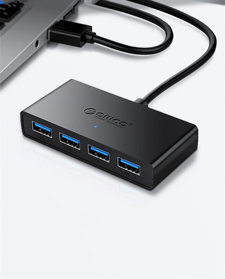 ORICO G11-H4 Laptop USB3.0 Hub HUB Extension Cable With Auxiliary Power Supply Port USB 3.0x4 ports