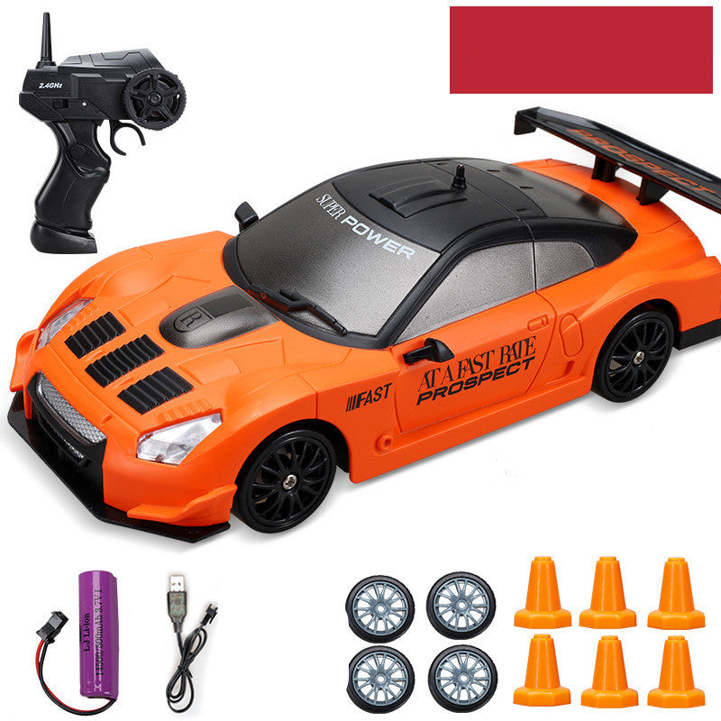 Huangbo 4Wd Remote Control Car Rc Drift Car Remote Control Car Electric Charging High Toy Car Orange