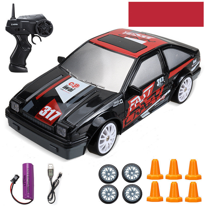 Huangbo 4Wd Remote Control Car Rc Drift Car Remote Control Car Electric Charging High Toy Car Black graffiti