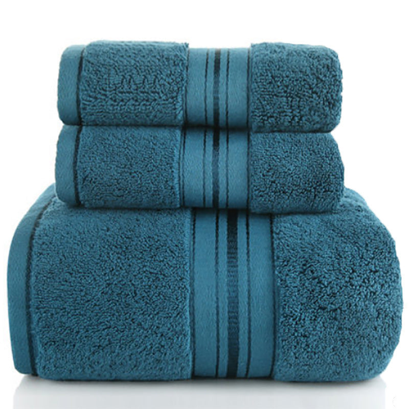 Cotton Towel Bath Towel 3 3 Piece Towel 6 6 Piece Towel Wholesale Towel Sets Navy Blue