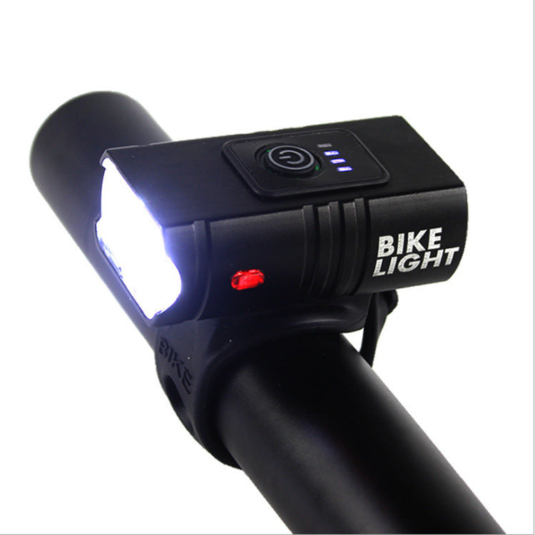 Outdoor Cycling Lights, Electric Display Red Light Warning Lighting, Bicycle Headlights Small double lamp