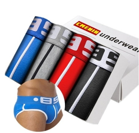 Seamless Box Panties Men Underwear Elastic Trunks Boxer BS73
