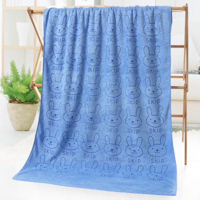 Dog Bath Towel Super Absorbent Bath Towel Light Blue