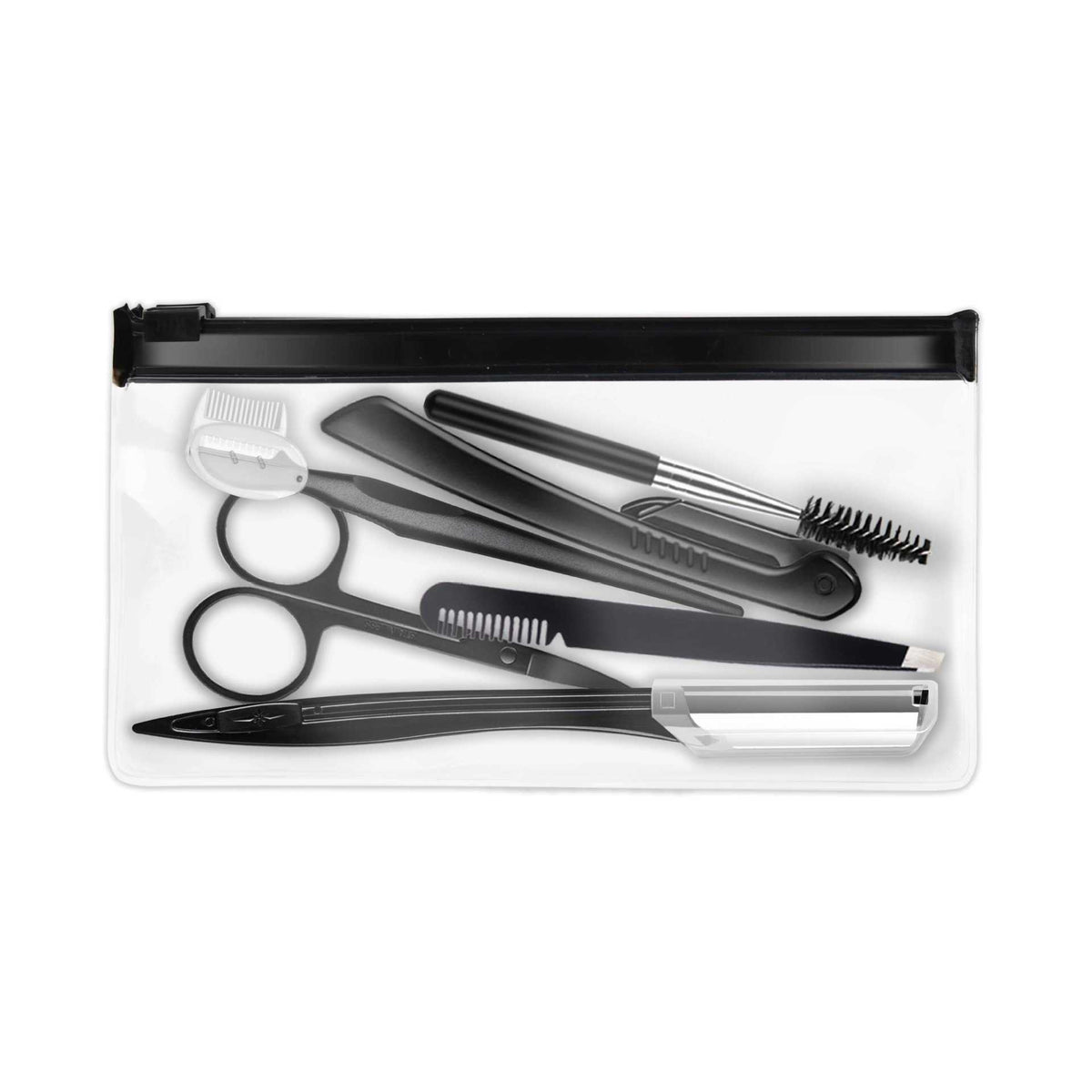 Beauty Tools Black Eyebrow Trimming Set C