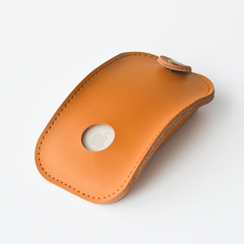 Apple Mouse Storage Bag Apple Magic Mouse Protective Case Magic Control Bluetooth Mouse 2nd Generation Leather Case Brown