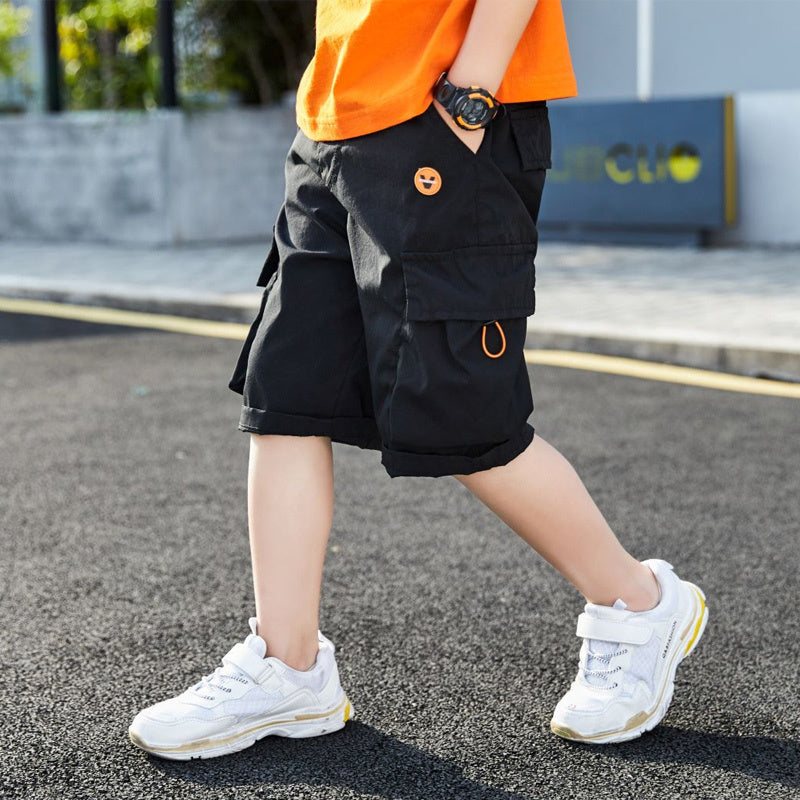 Children's Clothing Boy Shorts Summer Black