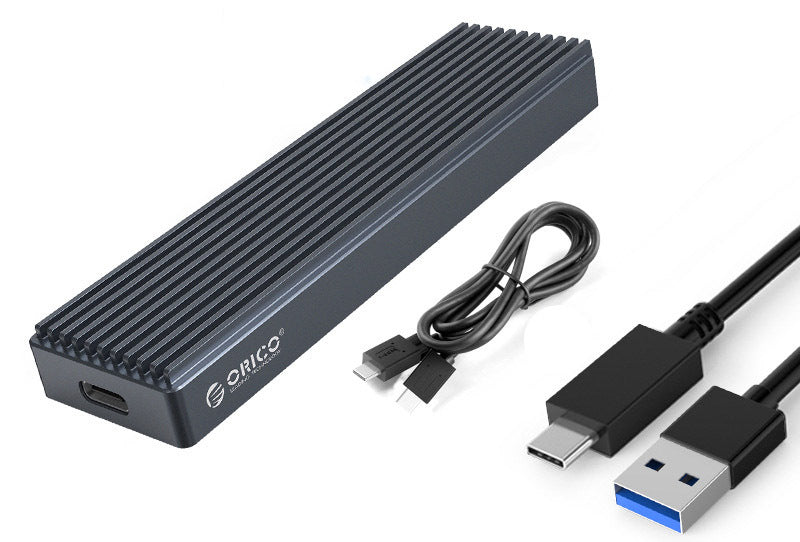 M. 2 Hard Disk Case Nvme External Hard Disk Reader Usb3.1 Solid State Mobile Hard Disk Case Hard Disk Case Black