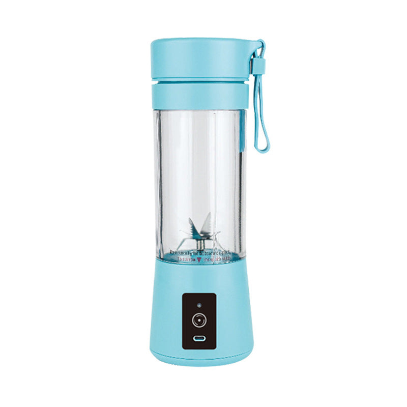 Rechargeable Portable Electric Juicer Mini Cooking Juicer, Blue