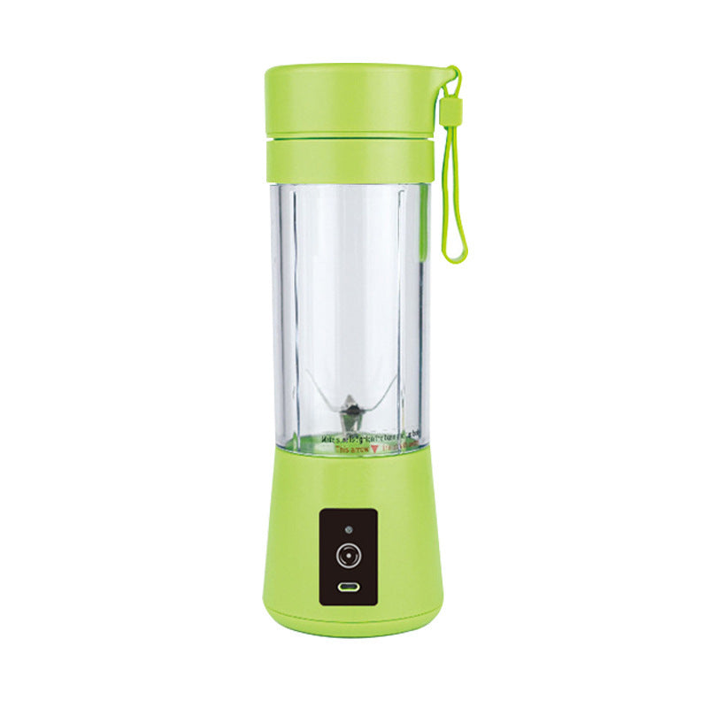 Rechargeable Portable Electric Juicer Mini Cooking Juicer, Light green