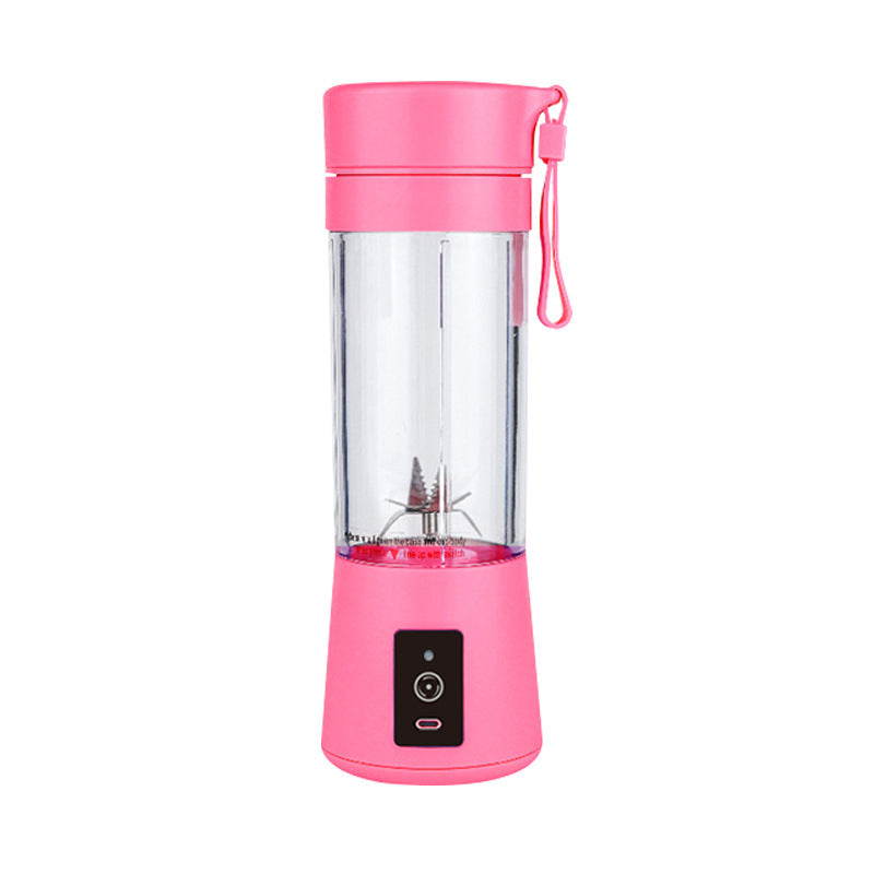 Rechargeable Portable Electric Juicer Mini Cooking Juicer, Pink