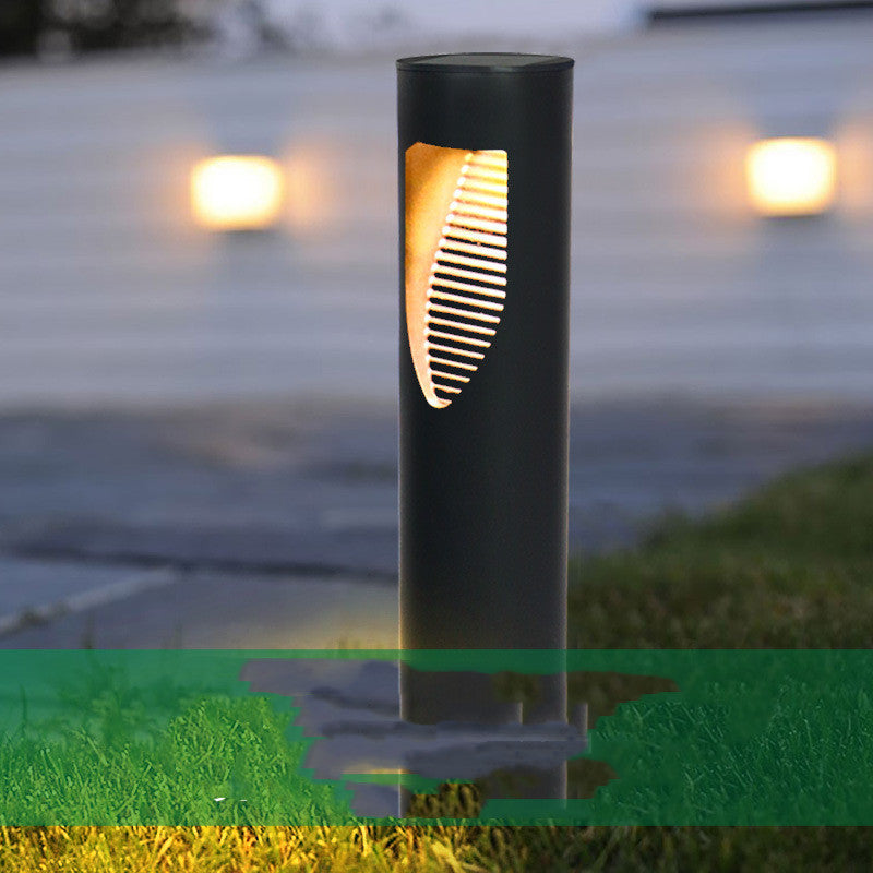 Solar Outdoor Lawn Light Led Villa Garden Garden Flood Light European Style Black