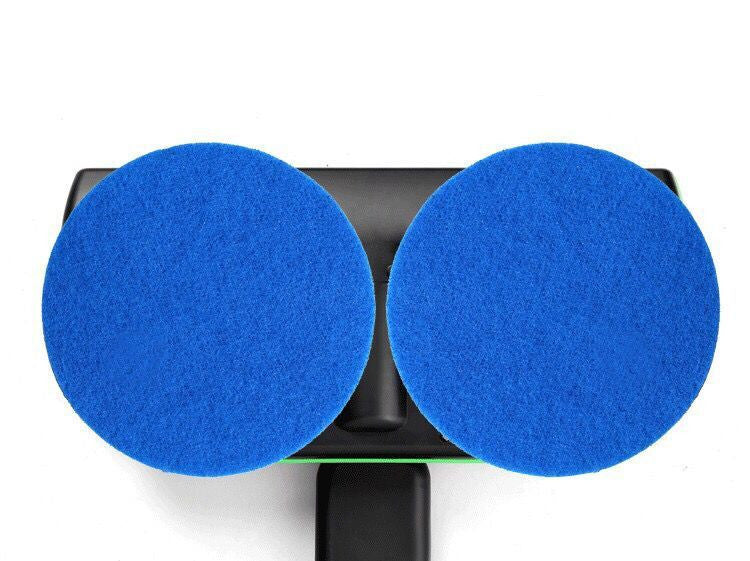 TV New Product Super Maid Wireless Electric Rotary Mop Cleaning And Waxing Multifunctional Electric Sweeper Blue cloth 1pairs