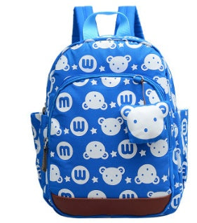 Kindergarten Anti-Lost Schoolbag Light Blue
