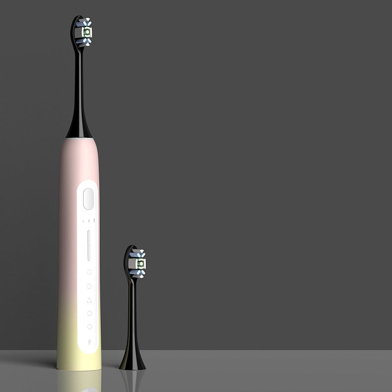 Intelligent Whitening Electric Toothbrush, Multi-position, No Copper and Soft Bristles Pink