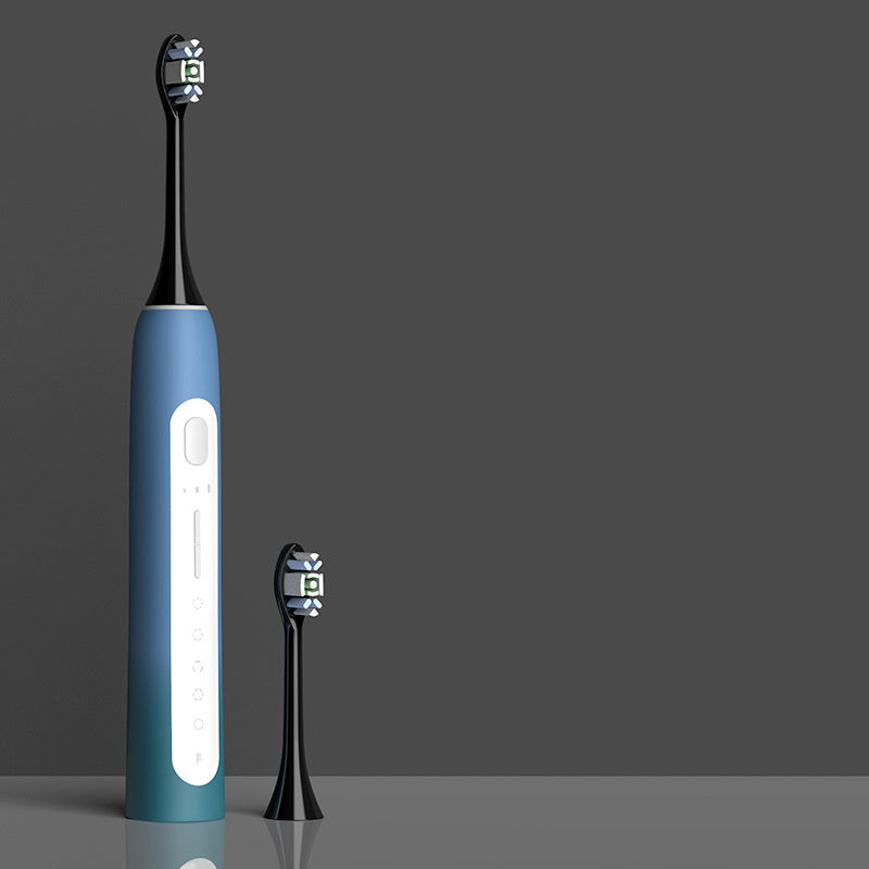 Intelligent Whitening Electric Toothbrush, Multi-position, No Copper and Soft Bristles Blue