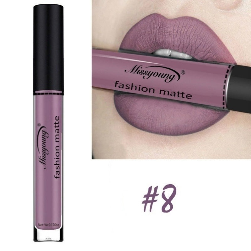 Lip Gloss Liquid Lipstick Non-Stick Cup Matte Makeup Llipstick H