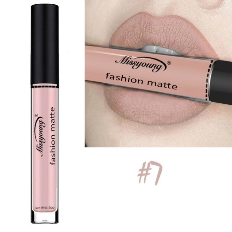 Lip Gloss Liquid Lipstick Non-Stick Cup Matte Makeup Llipstick G