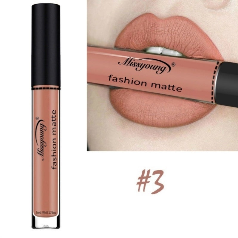Lip Gloss Liquid Lipstick Non-Stick Cup Matte Makeup Llipstick C
