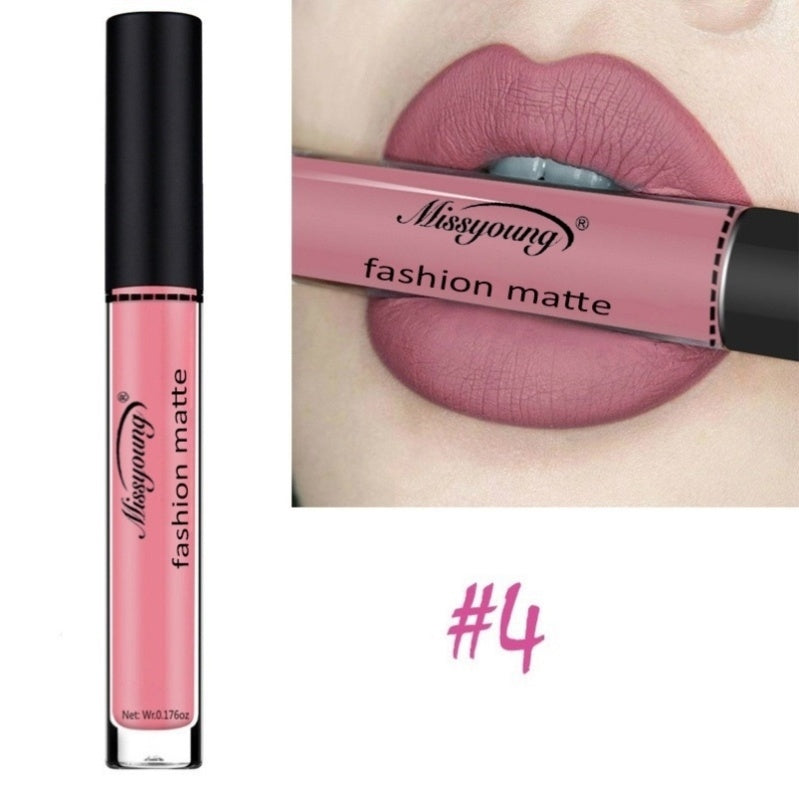 Lip Gloss Liquid Lipstick Non-Stick Cup Matte Makeup Llipstick D
