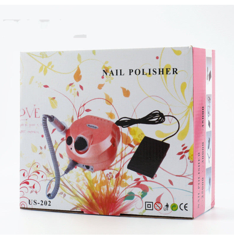 Nail Tools 25000 Rpm Us-202 Electric Nail Polisher Nail Polisher Pink 12 Pcs