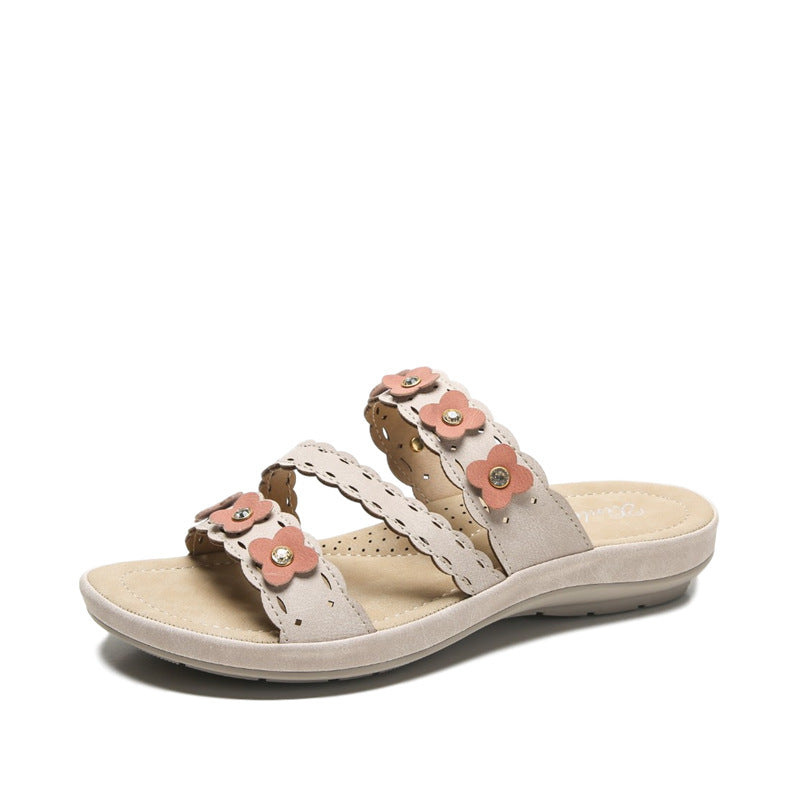 Bohemian Sandal Fashion Sandals And Slippers Apricot