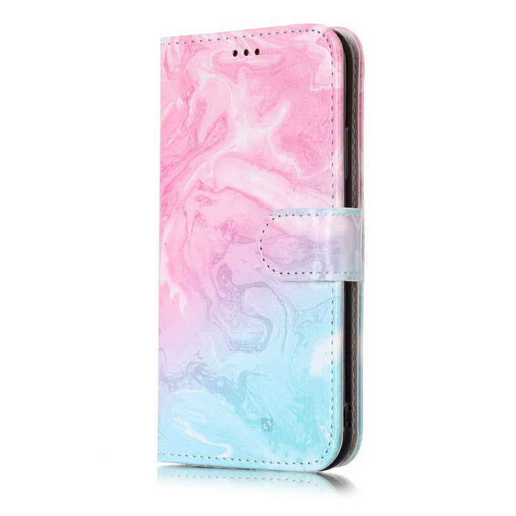 Compatible with Apple, Marble Flip Wallet Case for iPhone 11 Pro max 12 X Xs max XR 7 8 6 6S plus Book Style Phone Case 3D Vision Leather Cases Coque NO 8